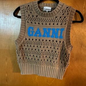 GANNI
Cotton Rope Short Vest